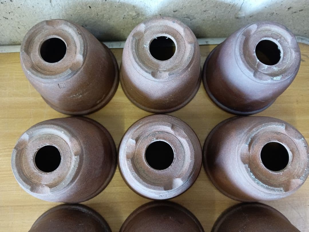 丹波立杭焼 伝市鉢 11点 まとめ売り 山野草鉢 植木鉢 盆栽 ガーデニング