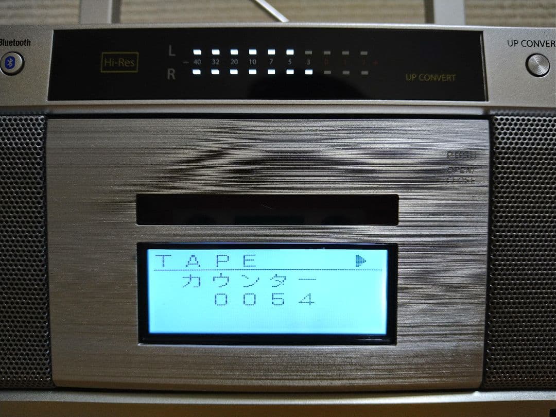 Aurex　Bluetooth対応ハイレゾCDラジカセ　TY-AK2　リモコン付