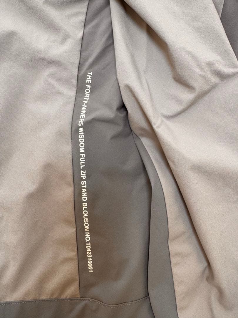 と*天様 TFW49 グレー ナイロンジャケット Sサイズ