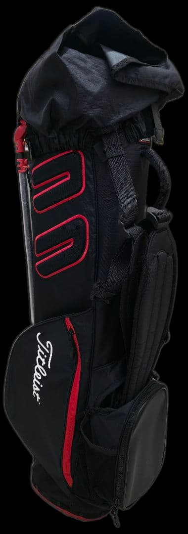 Titleist ブラック/レッド キャディバッグ
