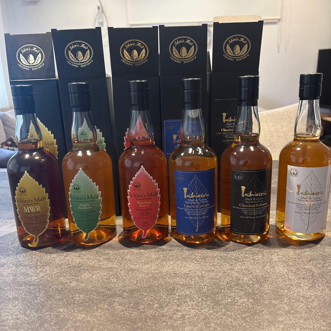 イチローズモルト現行レギュラー販売品5セット➕おまけ