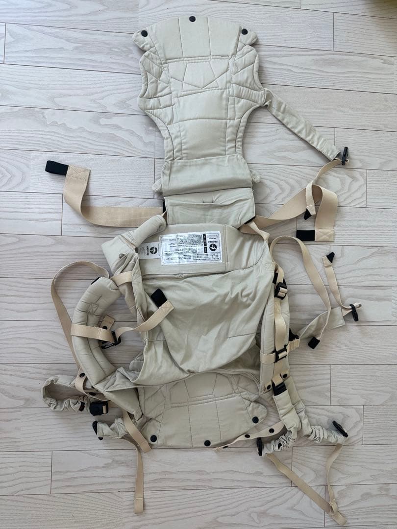 napnap 双子用抱っこひも 収納バッグ付き