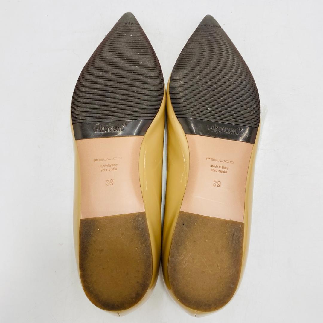 美品　PELLICO　アネッリ　フラットシューズ　パンプス　大きいサイズ　39