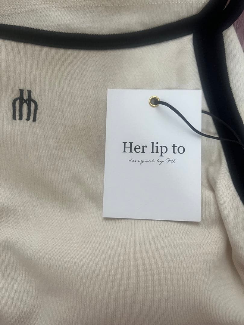 トップス herlipto Trois Logo Top