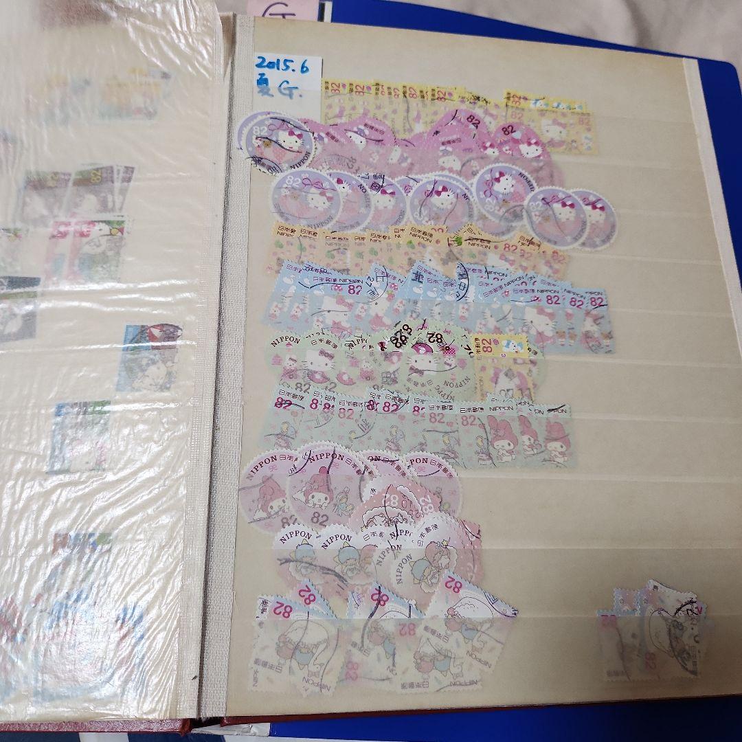 グリーティング　日本使用済み切手7冊