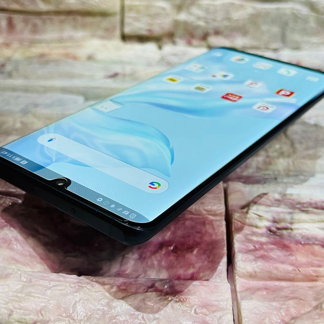 美品 SIMフリー HUAWEI P30 Pro 128GB ブラック 電池良好