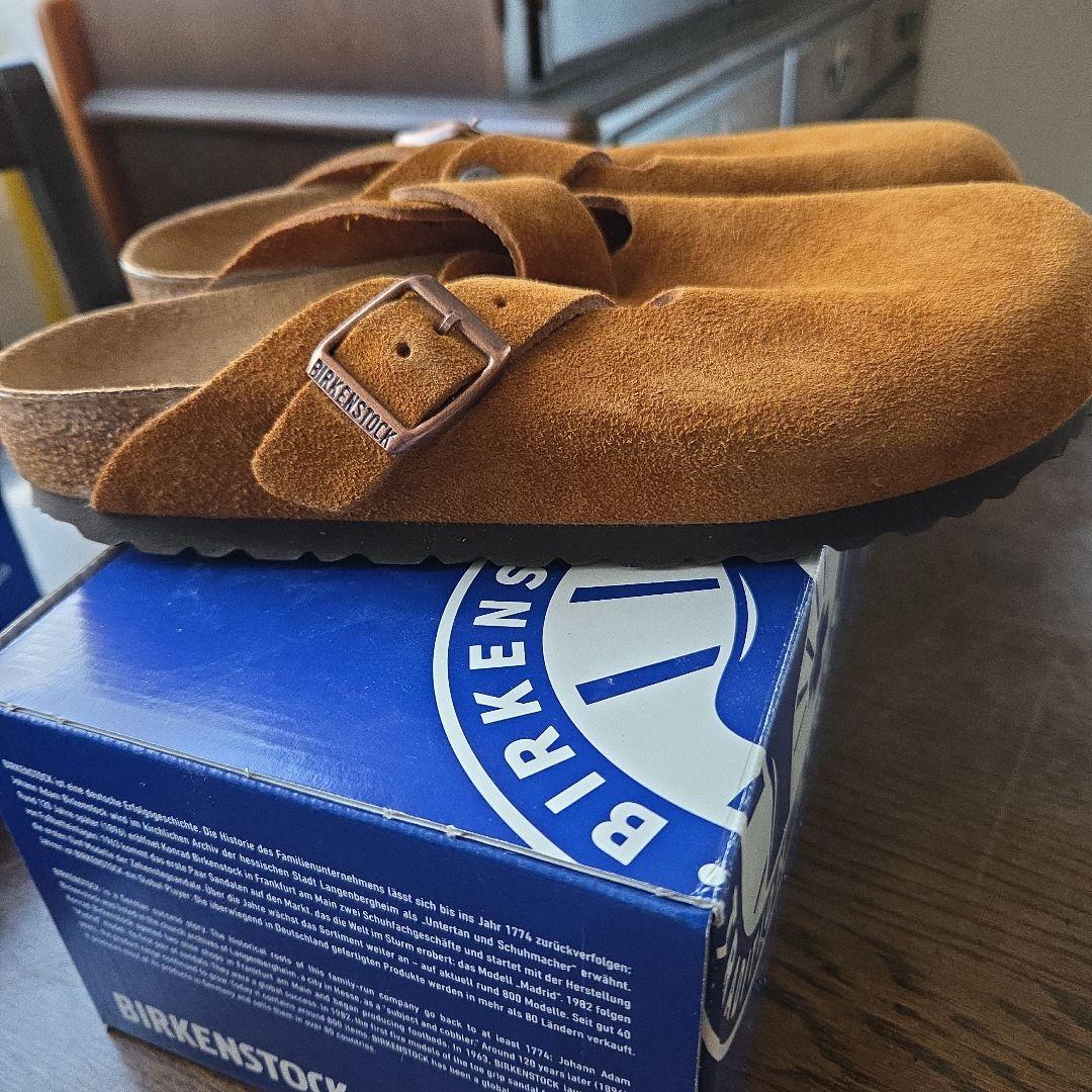 BIRKENSTOCK ブラウン サボ・クロッグサンダル 37