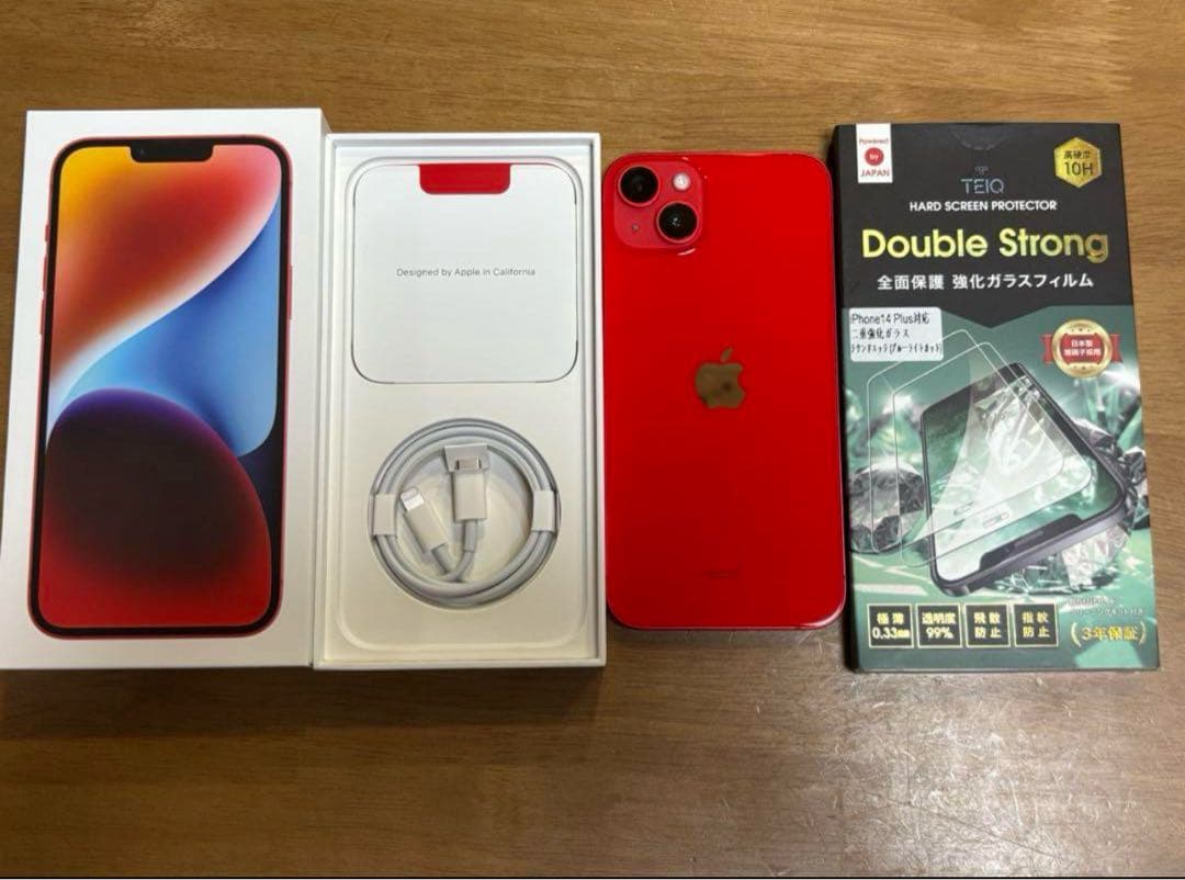Apple iPhone 14 plus(赤) 256GB 本体 レッド