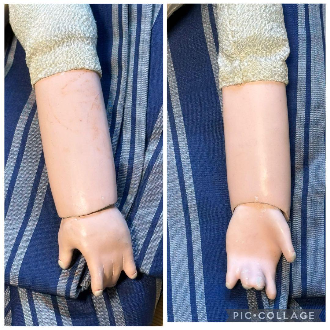 市松人形　抱き人形　伊東久重　42cm