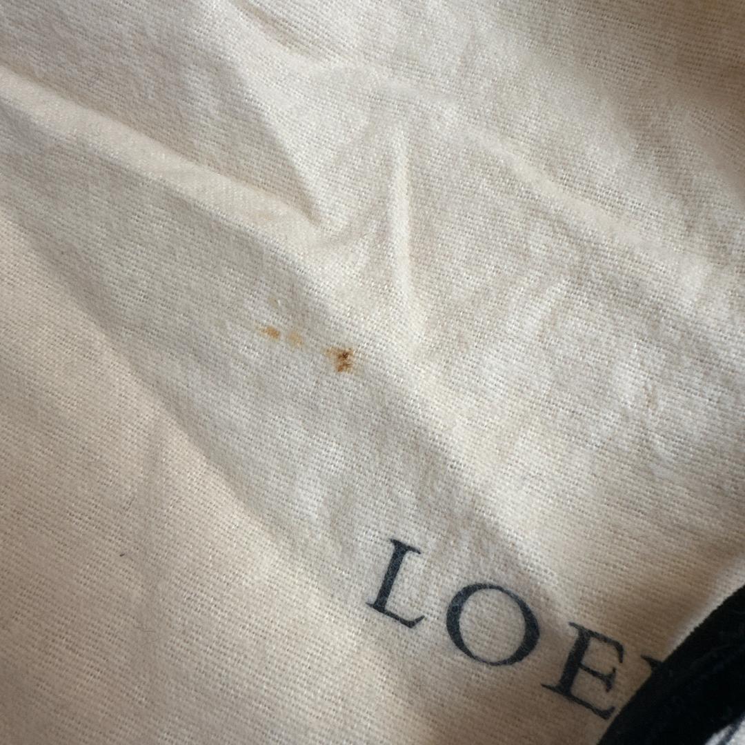 LOEWE　未使用　ベロア　ワンショルダーバッグ　黒