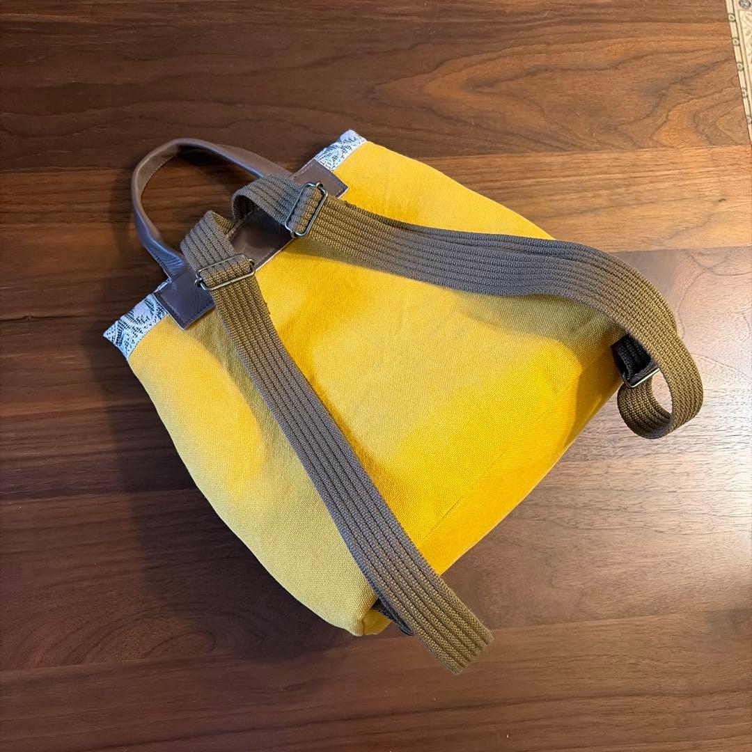 ハンドメイドミニリュック ミナペルホネンjungle relief