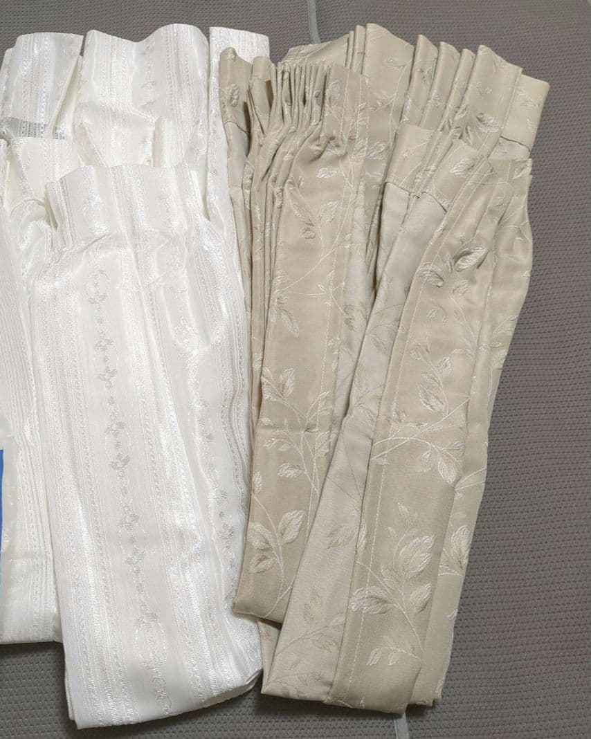 ①【新品】川島織物セルコンドレープカーテン、レースカーテン セット