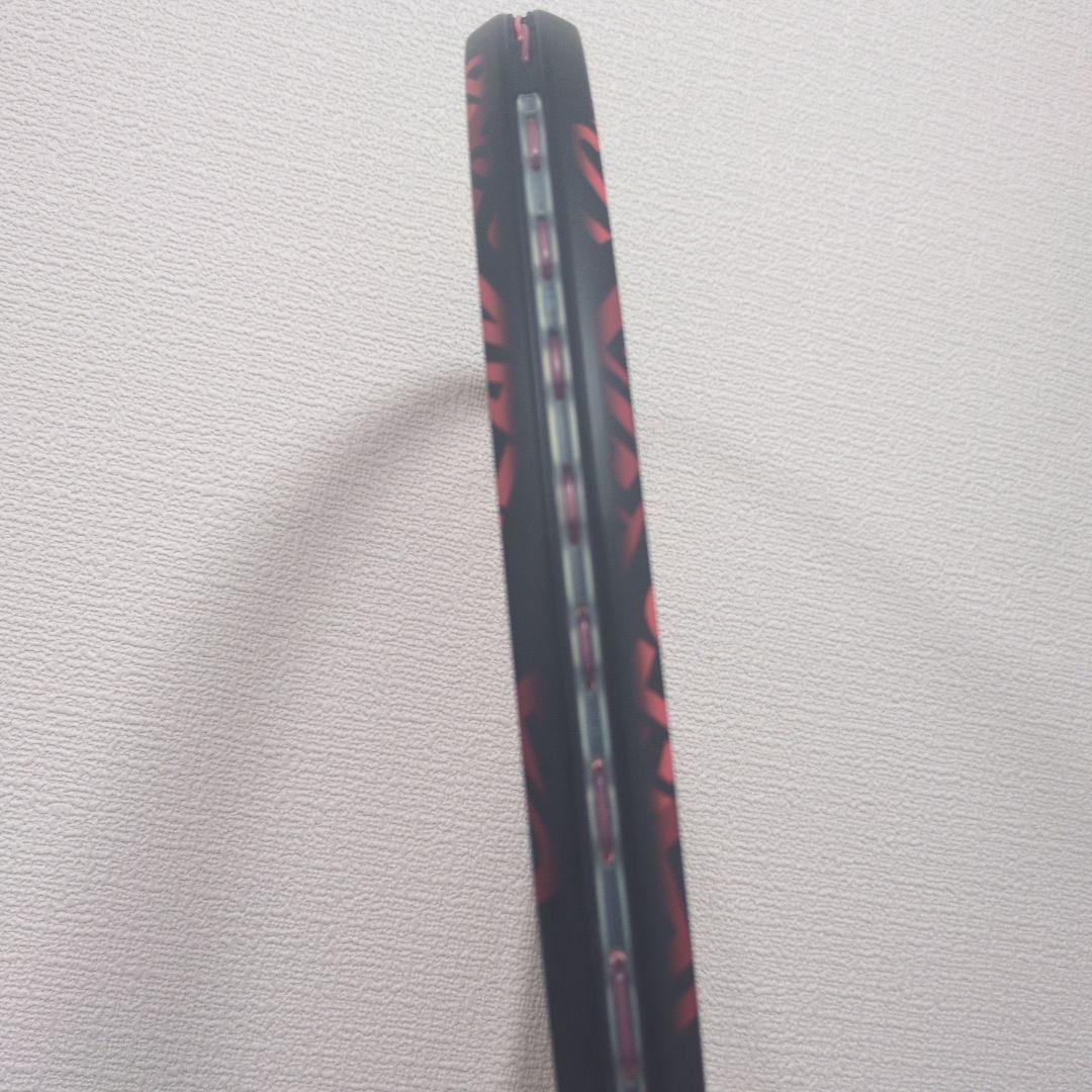 ソフトテニスラケット ジオブレイク80Vブラック/レッド