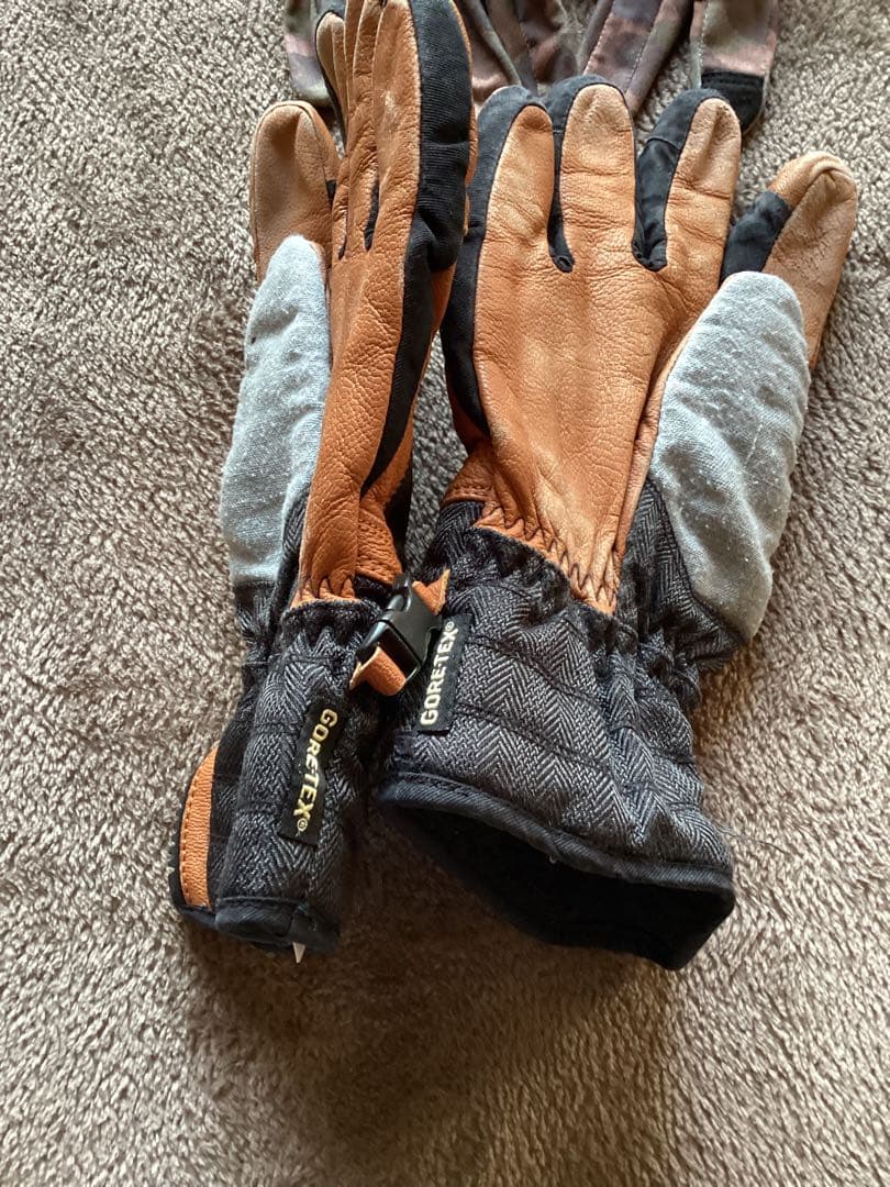 SIMSＸxnixメンズXLスノボウェアスキーウェア手袋インナーパットセット