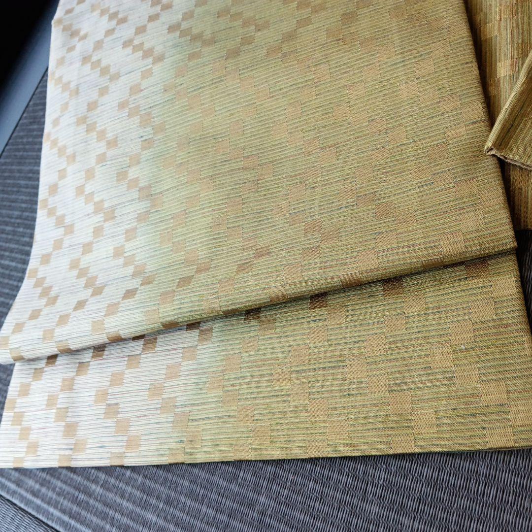 菅原工房 手先二通り　袋帯　霞　リバーシブル　縦縞