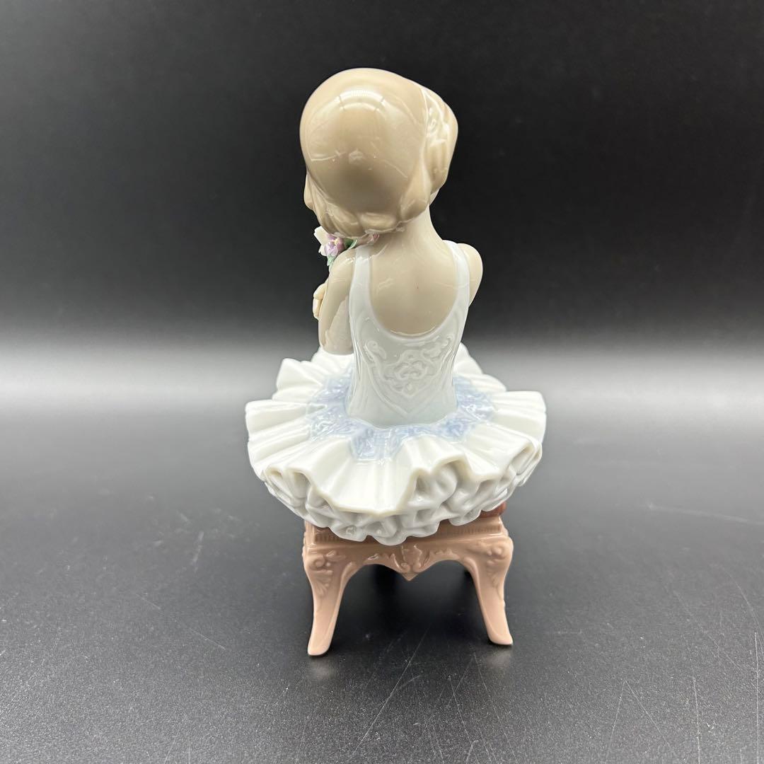 【未使用級】リヤドロ　初めての舞台　6763 置物　フラワー　花　バレエ
