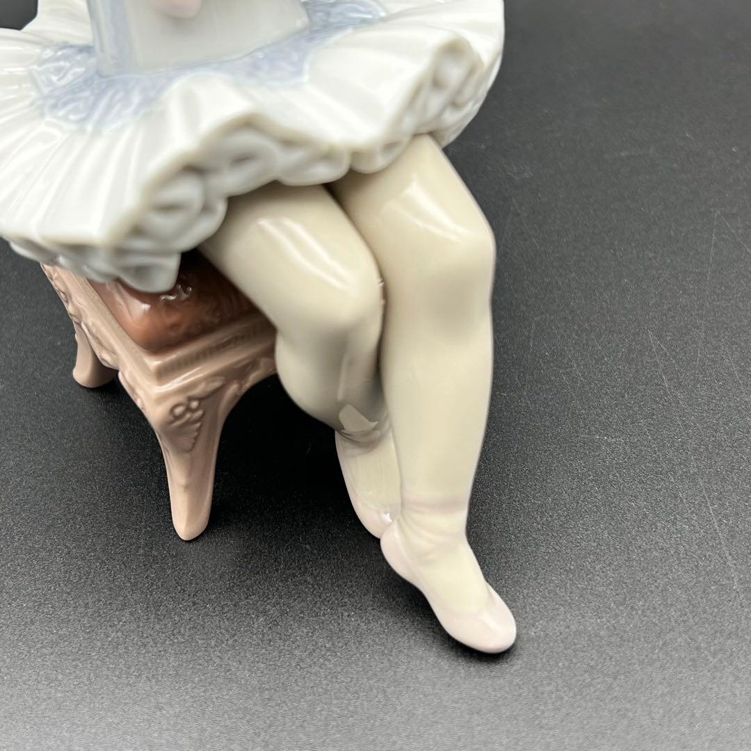 【未使用級】リヤドロ　初めての舞台　6763 置物　フラワー　花　バレエ