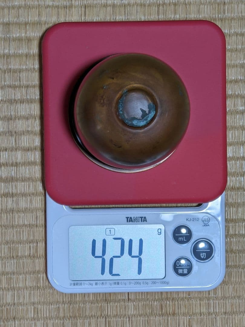 ⭐華道花活け 神獣 双耳亀甲瓔珞文様銅製 大日本文政年整珉鋳 細密鋳金骨董品