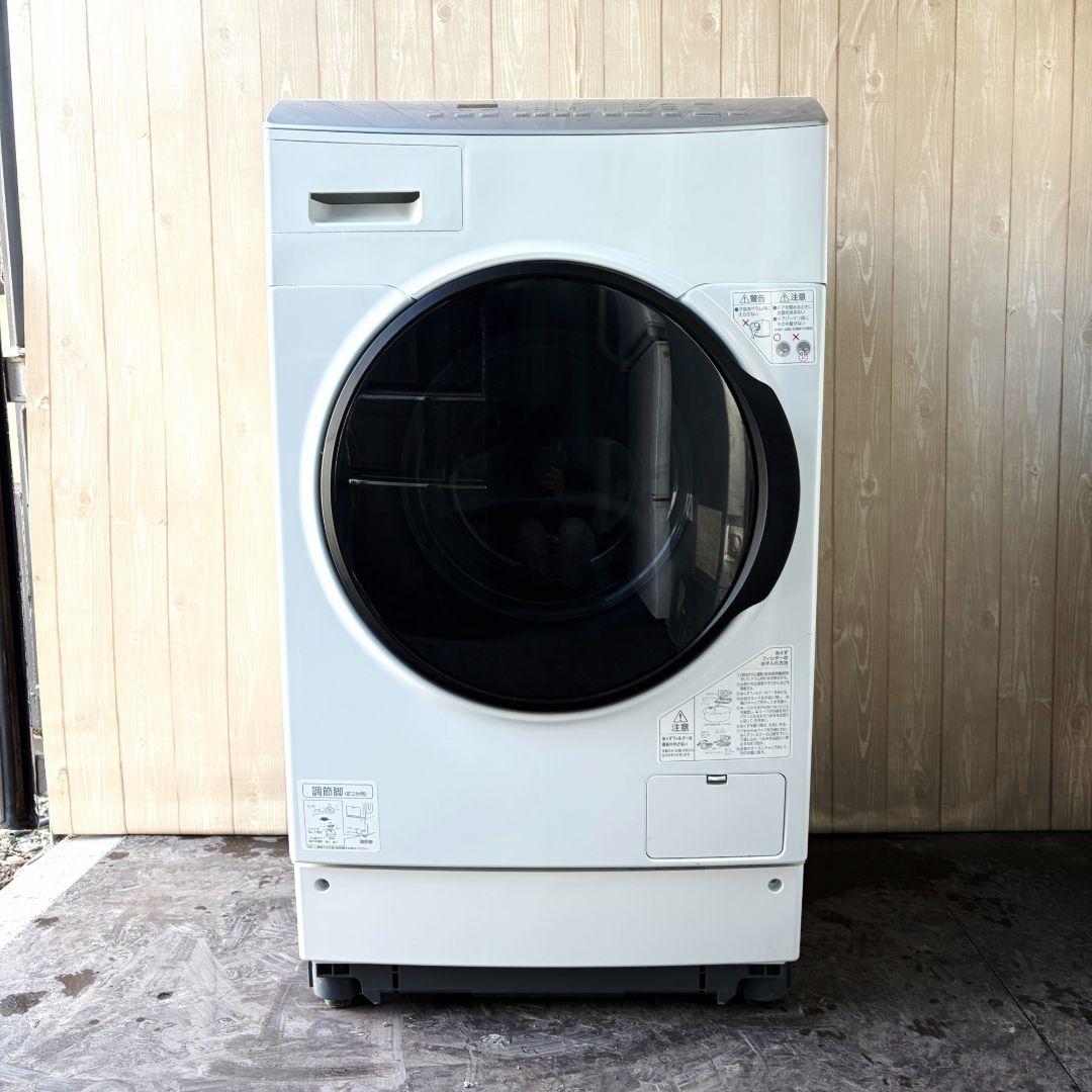 配送設置無料！純正IRISシルバードラム式洗濯乾燥機スリムでシンプル！完動超美品