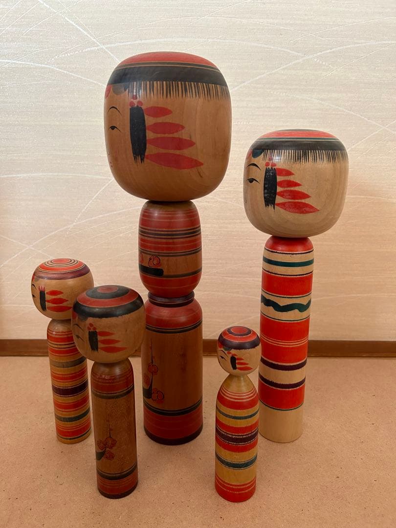 こけし 弥治郎系 高橋精志 5本セット