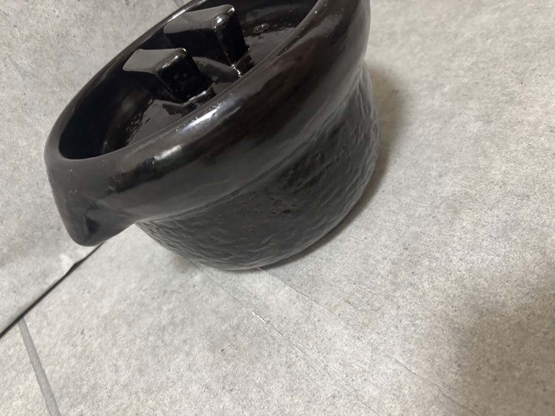 雲井窯 御飯鍋 黒楽 土鍋　5合炊き