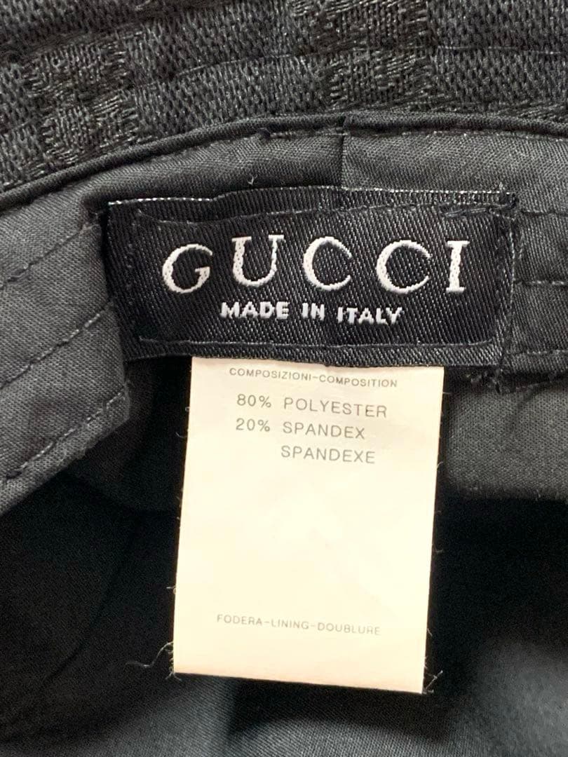 ✨GUCCIバケットハットBLACK sizeM✨ ✨サマー特価✨最終格安特価✨