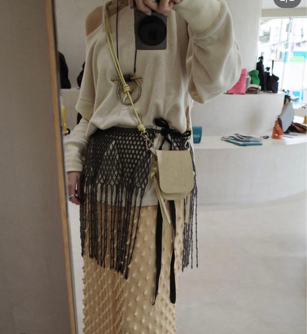 chikakisada ビーズラップスカート