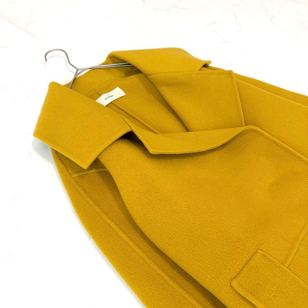 ★be_myself0723専用★シクラス　ウールリバーコート　ミドル丈　34