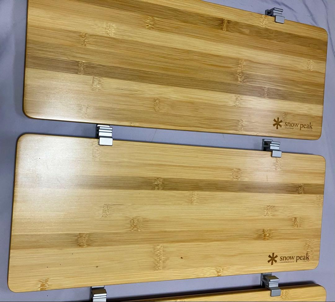 スノーピーク　スライドトップロングハーフ　竹　4枚　ck-145t