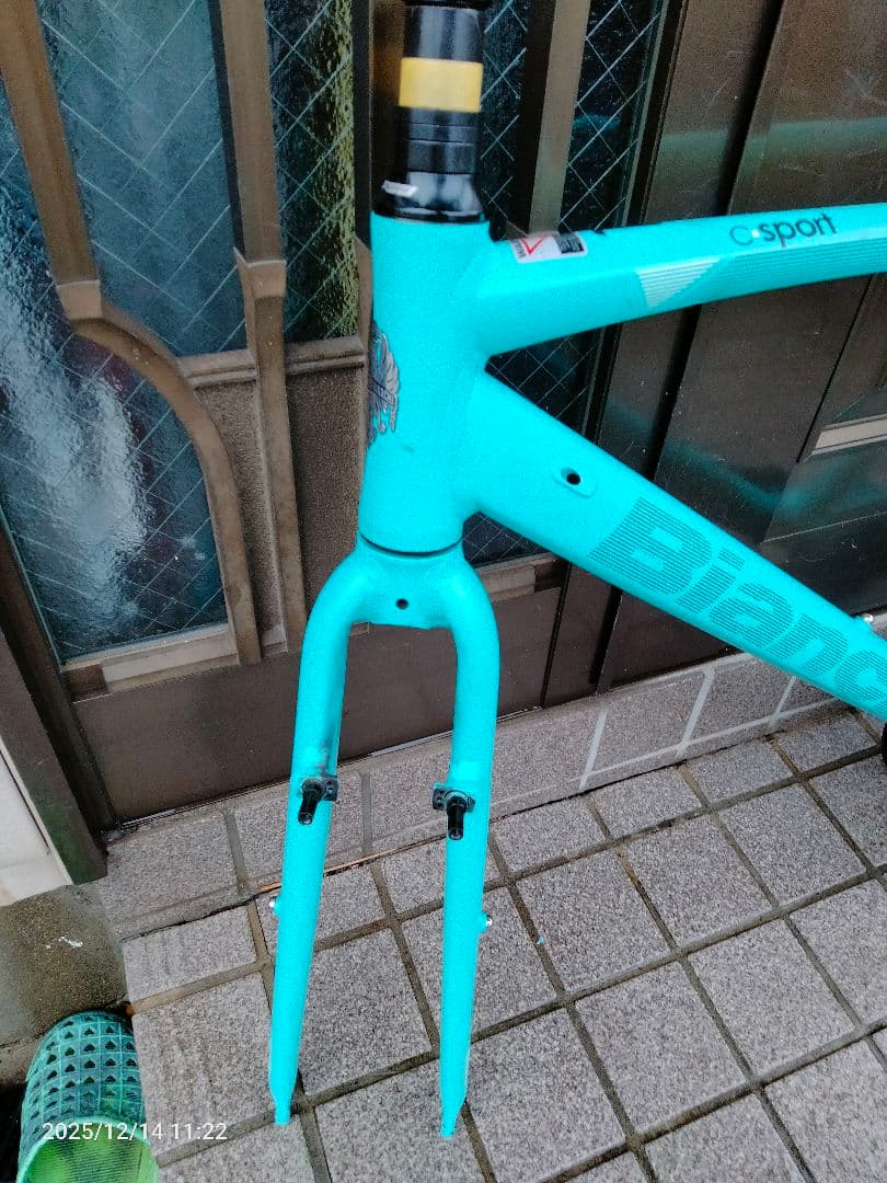 BIANCHI C Sport1 クロスバイク フレームのみ グリーン