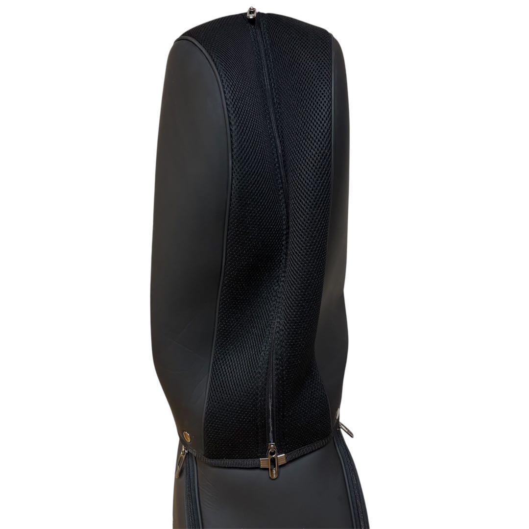 【3回使用】PUMA プーマ キャディバッグ　ゴルフバック　黒 ブラック