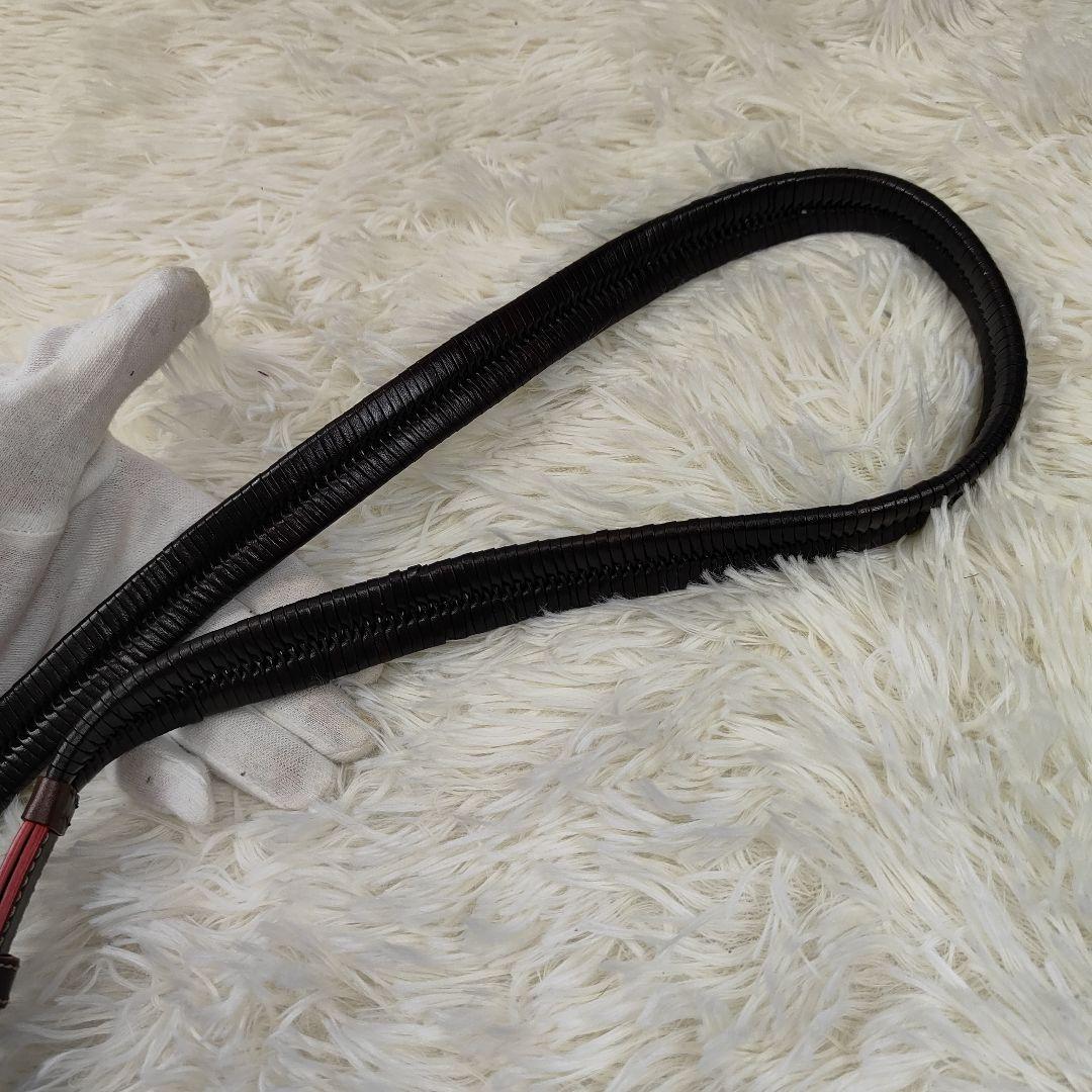 LOEWE　ショルダーバッグ　キャンバス　アナグラム　リピート　キャンバス　革