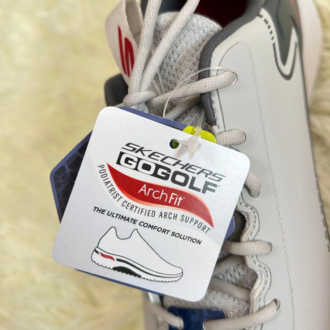 【新品】スケッチャーズ メンズ 防水 ゴルフシューズ 100%ウォータープルーフ