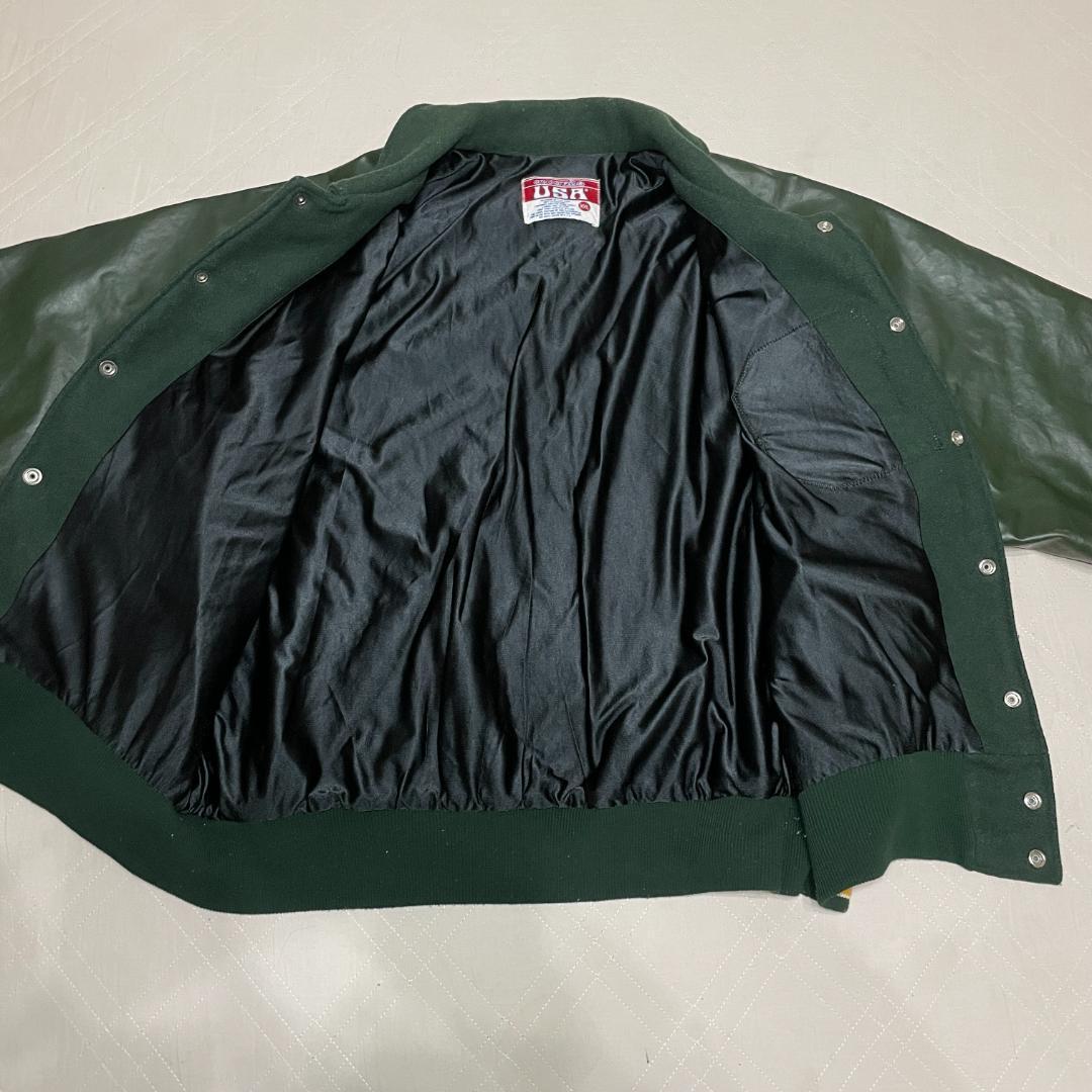 USA awards USA レザー アワードジャケット スタジャン XXL