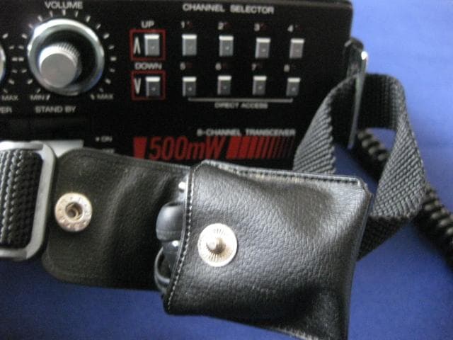 市民ラジオ　合法CB機　0.5W　RJ-580D　マイクPTT方式