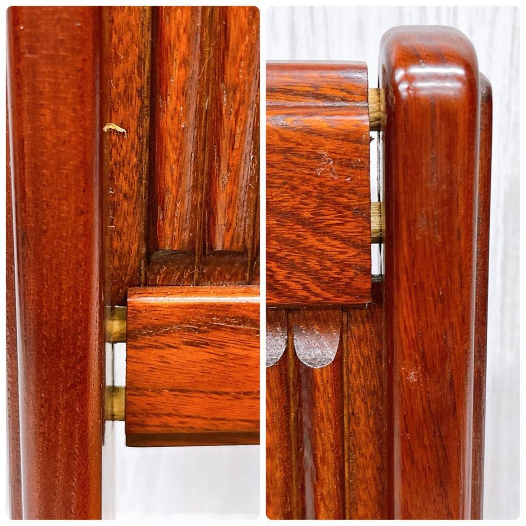 Karimoku カリモク 折りたたみ 座椅子 2台セット 籐座面 ラタン座面