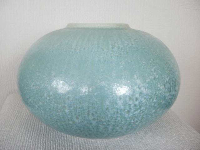 五雲窯 花生 輝映 三代五雲(前田喜代範) 桐箱あり