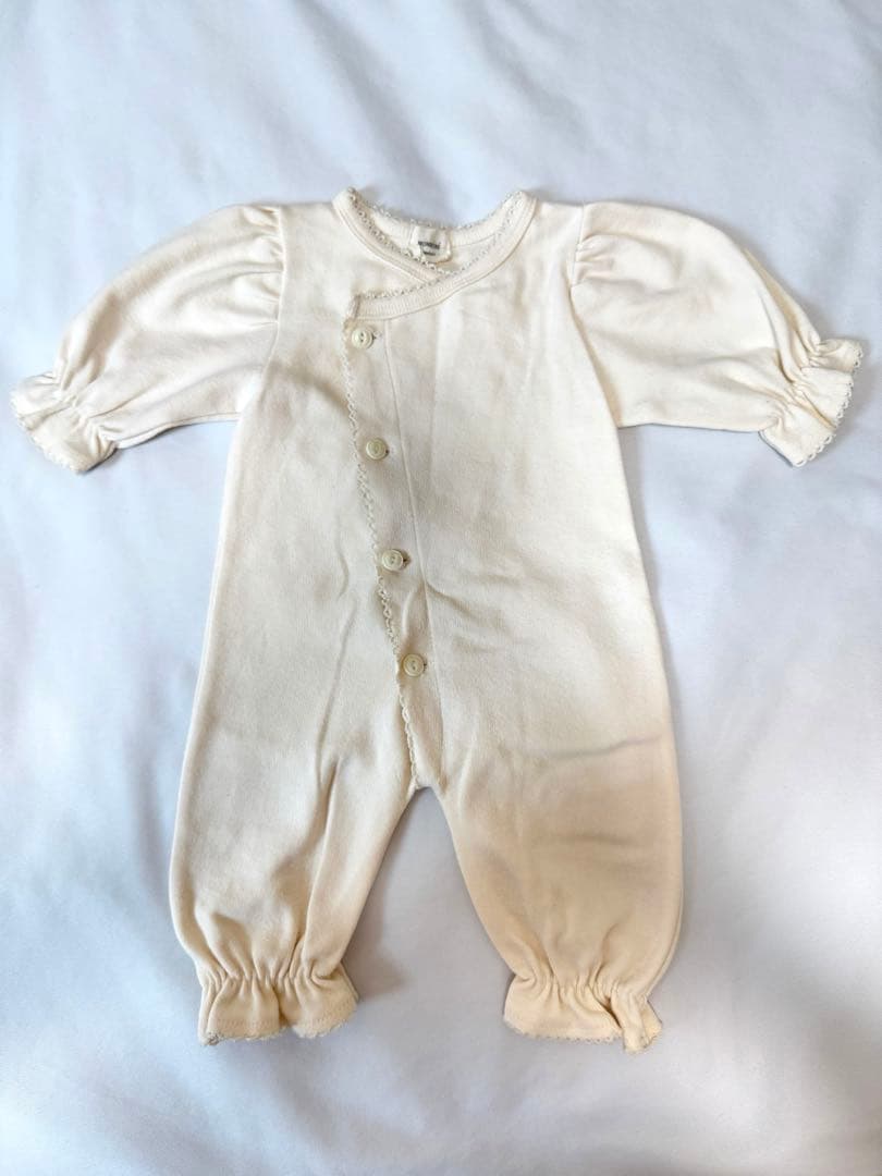 MONBEBE 退院着　ロンパース　ボンネット