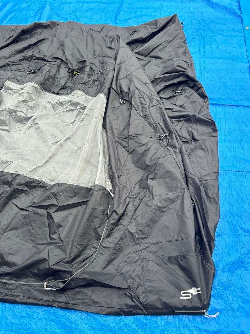 テントファクトリー ブルーウィンド 4シーズン トンネル2ルーム テント