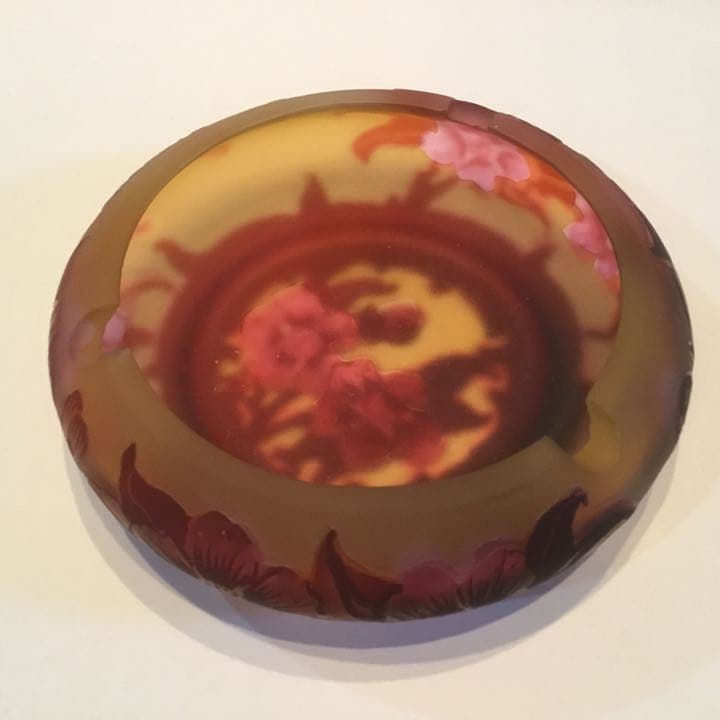 エミールガレ復刻版 ルーマニア製 新品 インテリア 灰皿 小物入れ 花瓶 芸術品