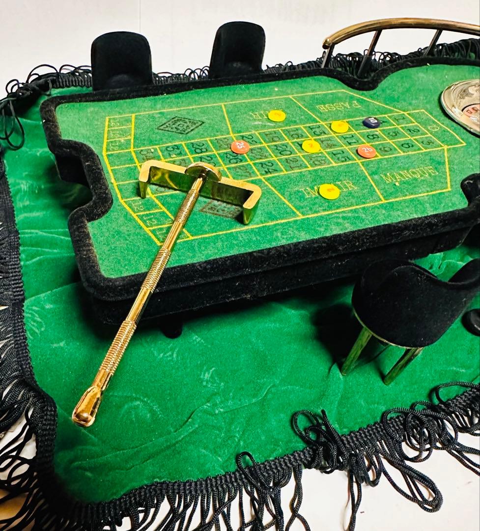 値下げミニチュア ルーレットテーブルセットMINIDELUXE ROULETTE