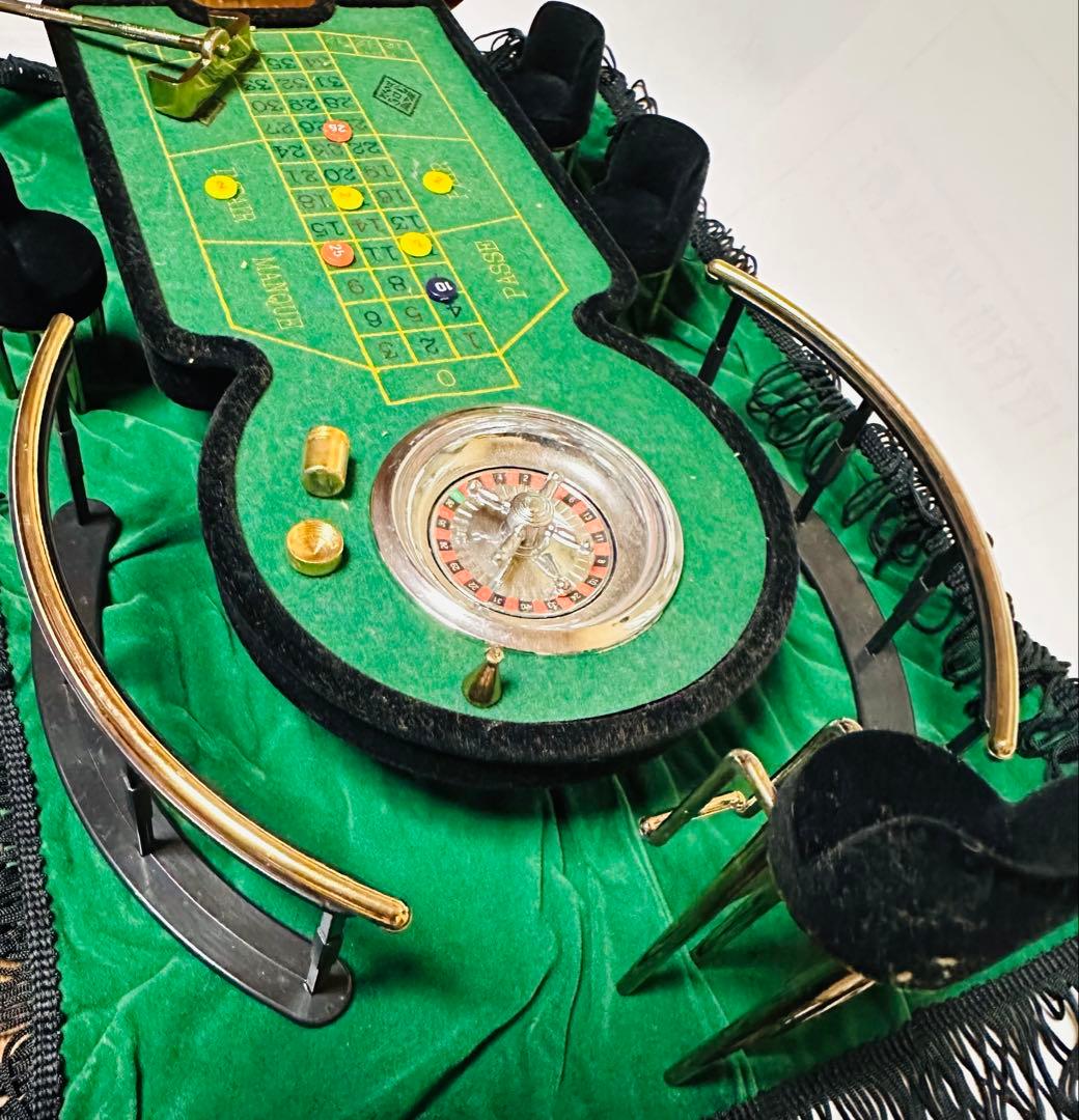 値下げミニチュア ルーレットテーブルセットMINIDELUXE ROULETTE