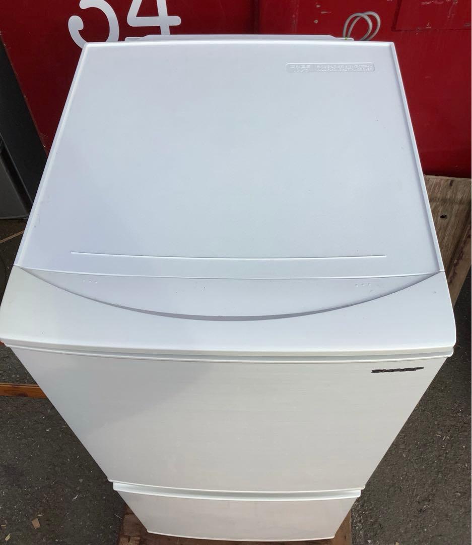 Kawata シャープ 2ドア冷凍冷蔵庫 SJ-D14E-W 2019年製