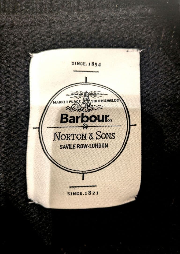 G*I様 激レア！Barbour バブアー ノートン＆サンズ 高密度極上ガンジー