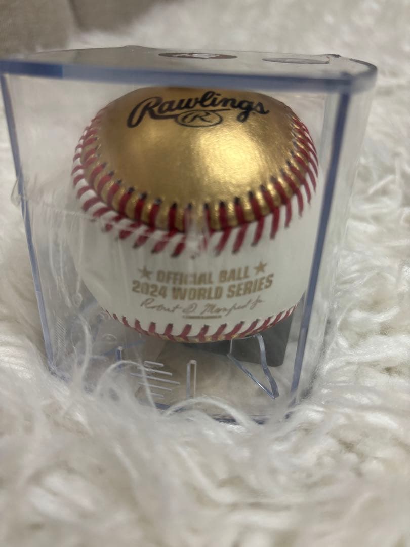 【新品】MLB ワールドシリーズ 2024 優勝記念ボール