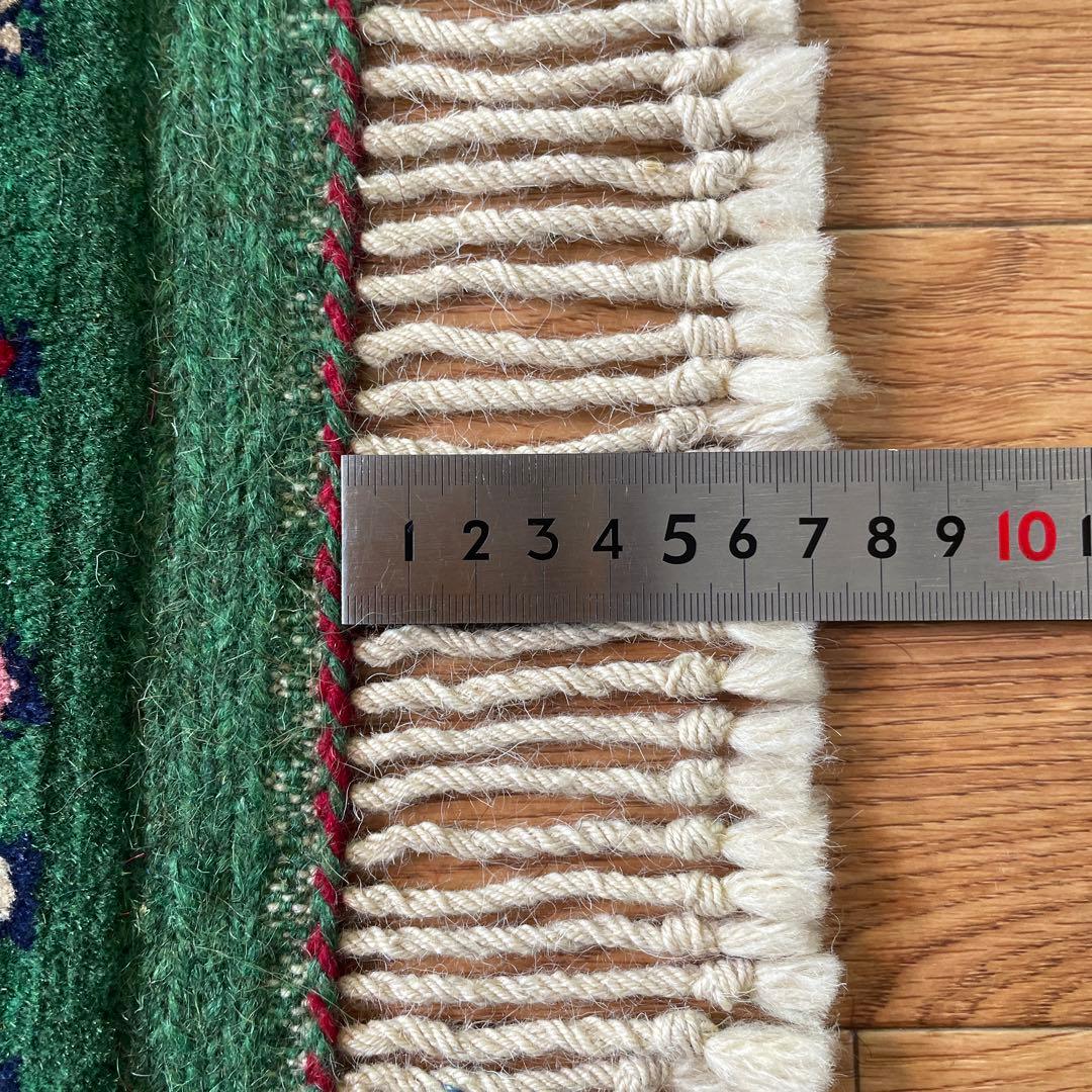 手織りペルシャ絨毯　新品　ウール&シルク　コルドグーチャン産　204×136cm