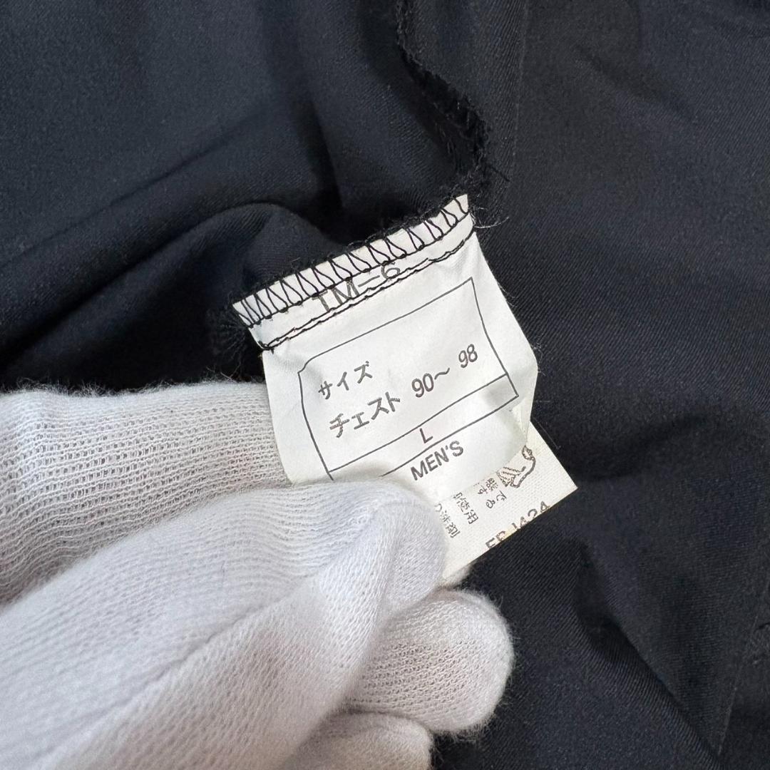 90s FRED PERRY フード付き コーチジャケット ナイロン 黒系 L