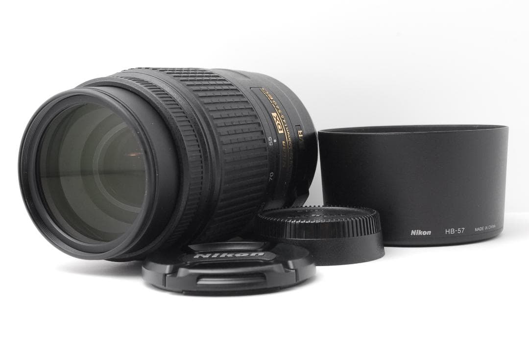 【光学極美品】Nikon AF-S 55-300mm VR　手振れ補正　望遠