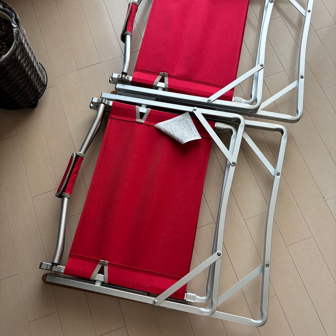 Coleman コールマン コンパクトフォールディングチェア（レッド）2脚セッ