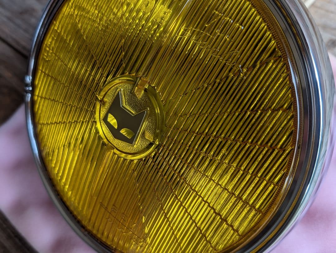 マーシャル 720 ヘッドライト リム付き イエローレンズ 金猫 キティカット